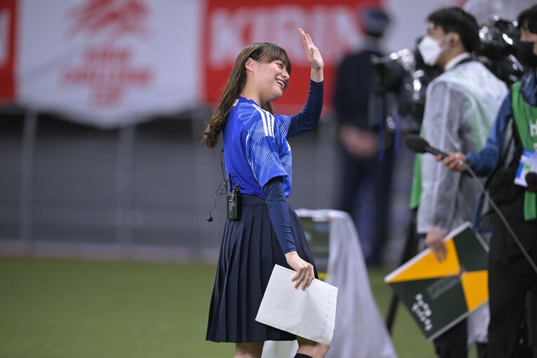 サッカーの4級審判員の資格も有する ©Koki Nagahama／JMPA