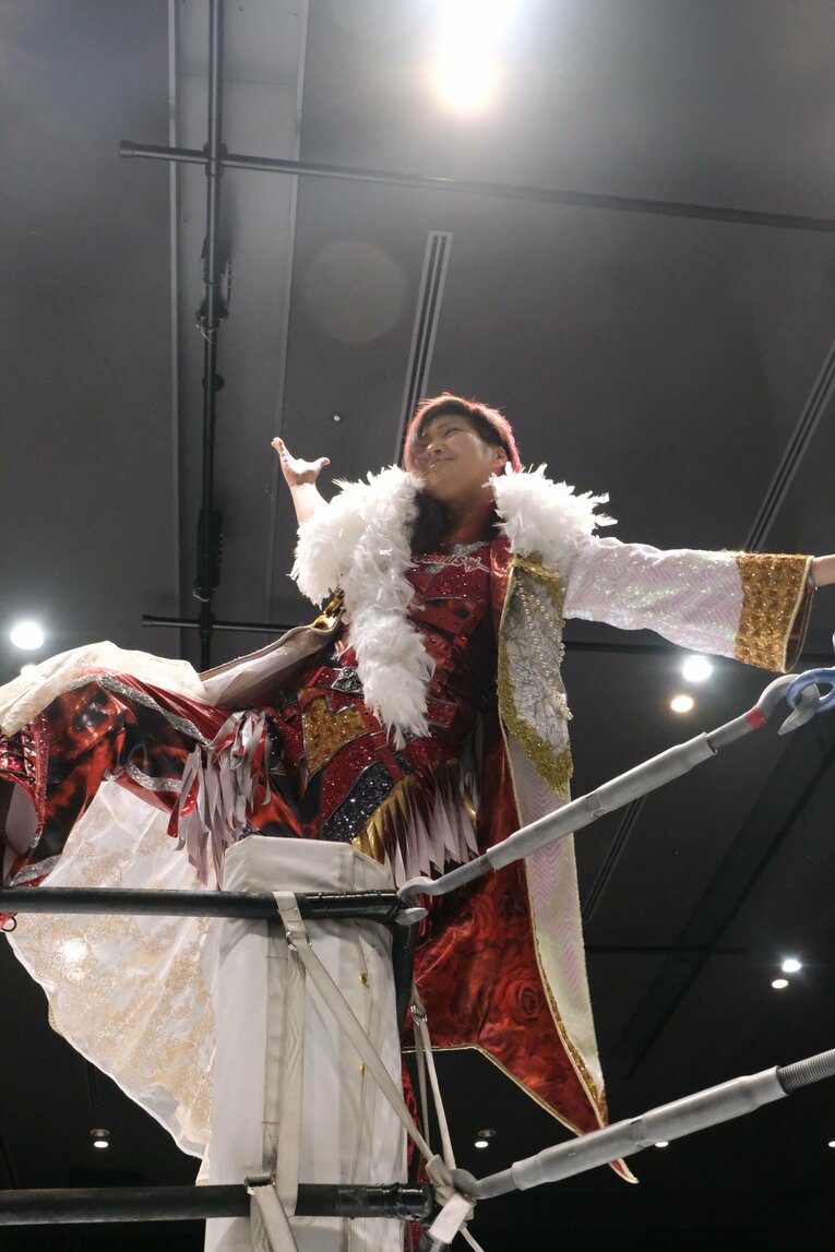 “魅せる”ことへの意識は、長与から叩きこまれた基本だ