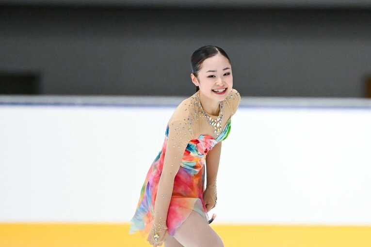 木下グループ杯、島田麻央のFS演技　©️Asami Enomoto