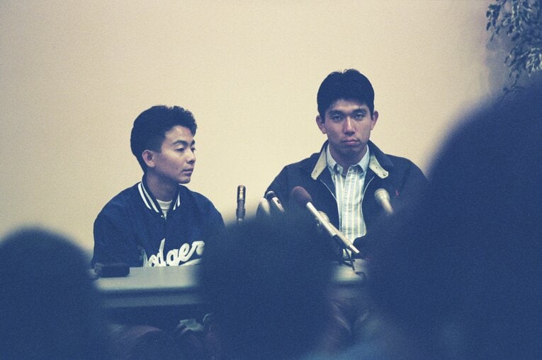 野茂のメディア対応も任されていた奥村　©Koji Asakura