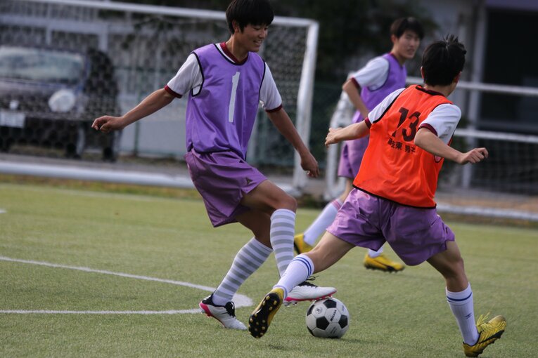 藤枝東の体育の授業　©︎Takahito Ando