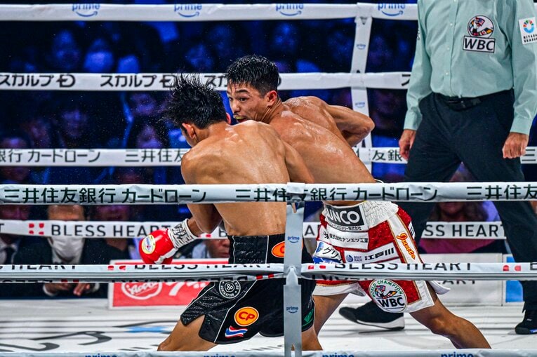 中谷潤人vs.ペッチ・ソー・チットパッタナ（WBC世界バンタム級タイトルマッチ）©Takuya Sugiyama