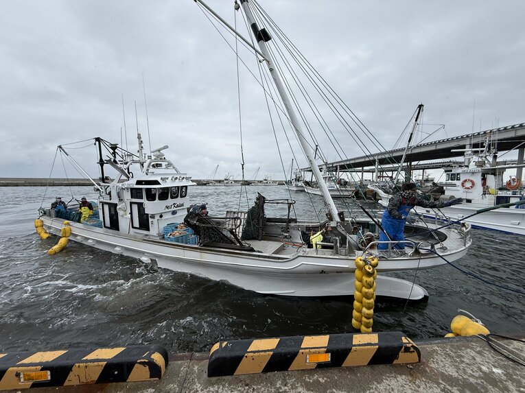 【1年後】「ホタテ漁師」を目指す甲子園出場時の主将・中道さん ©Yuji Yanagawa