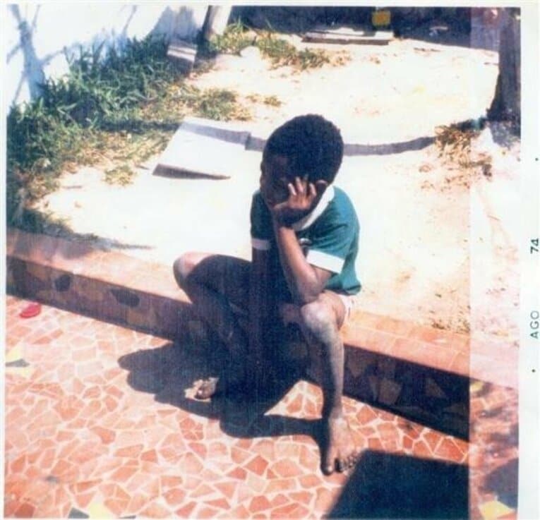 幼少期のサンパイオ　※本人提供