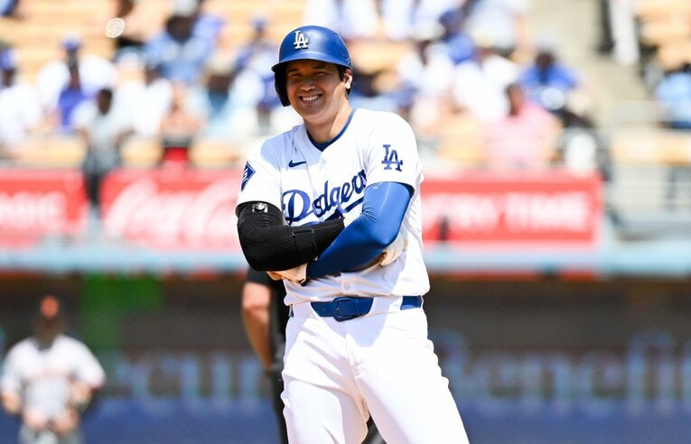 ドジャースでもチーム随一の数字を残している大谷 ©Getty Images