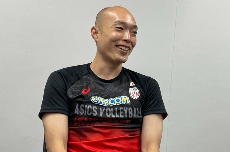 今シーズン、日本代表登録メンバーに選出された深津英臣（筆者撮影）