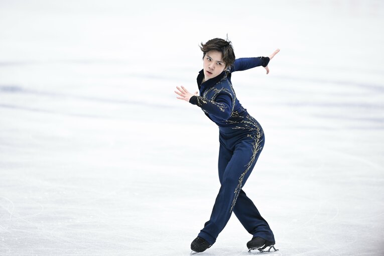 2022年世界選手権で優勝した宇野昌磨　©︎Asami Enomoto