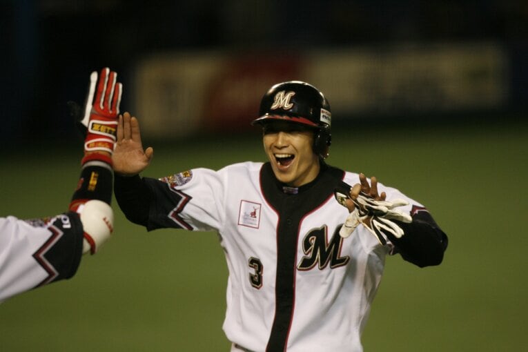 現役時代のサブロー　©BUNGEISHUNJU