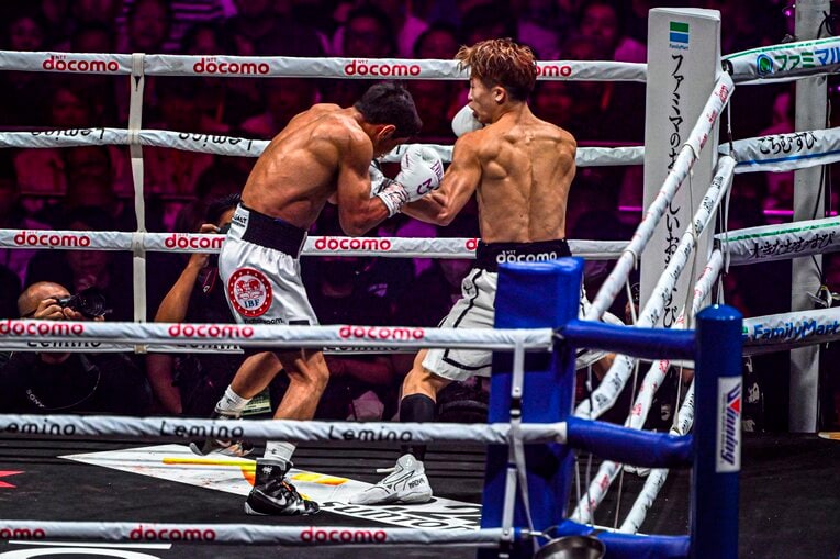 井上尚弥vs.ムロジョン・アフマダリエフ。9月14日、IGアリーナ　©Takuya Sugiyama