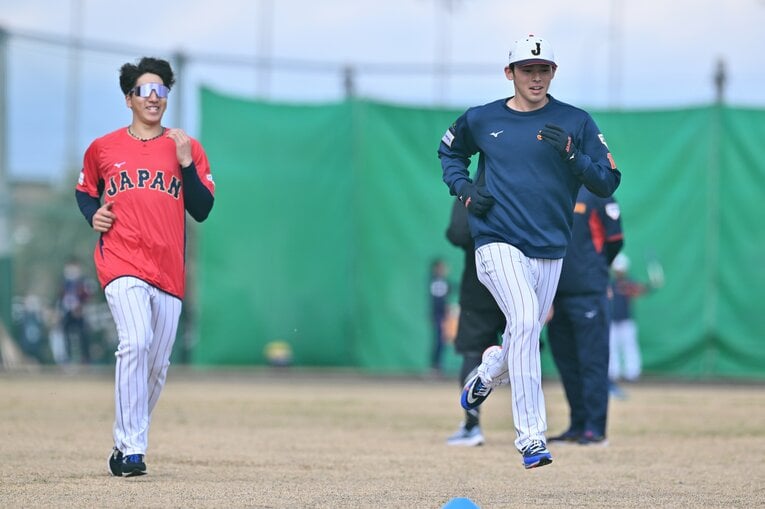 侍ジャパン強化合宿中の佐々木　©︎Hideki Sugiyama
