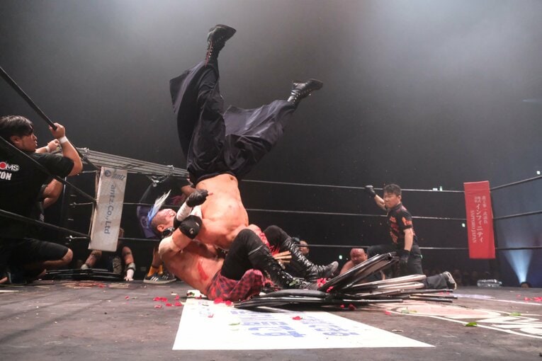 デスマッチのカリスマ・葛西純　©Norihiro Hashimoto