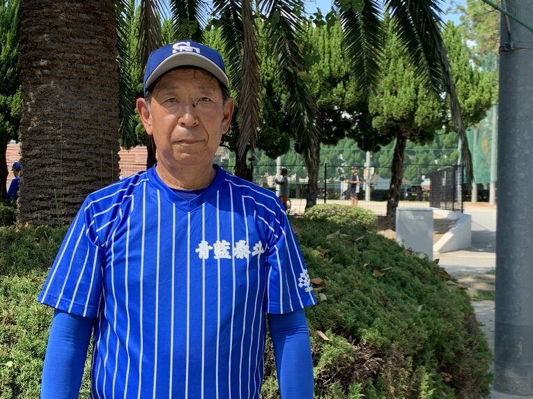 現在はチームの部長を務める山本前監督　©Genki Taguchi