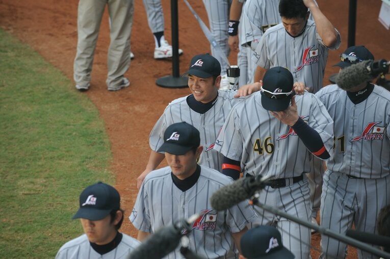 2008年北京五輪。準決勝で敗れた後、涙を流すG.G.　©JMPA