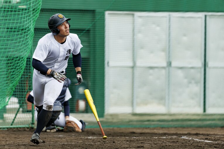 今春取材時。高松商の野球グラウンド　©Kiichi Matsumoto