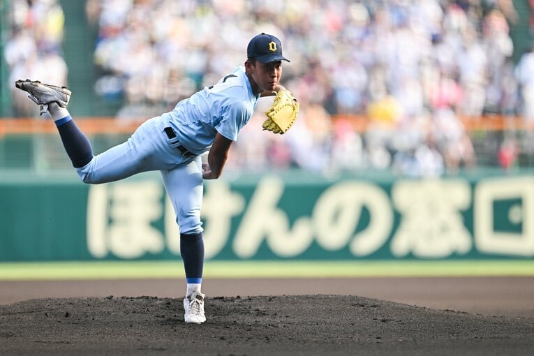 山田の投球フォーム　©Nanae Suzuki