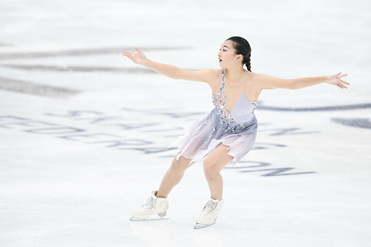 全日本選手権SPでの演技　©Asami Enomoto