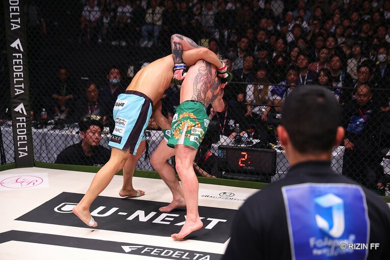 『RIZIN LANDMARK 5』斎藤裕vs平本蓮　©RIZIN FF