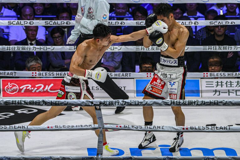 中谷潤人vs.西田凌佑（WBC・IBF世界バンタム級王座統一戦） ©Takuya Sugiyama