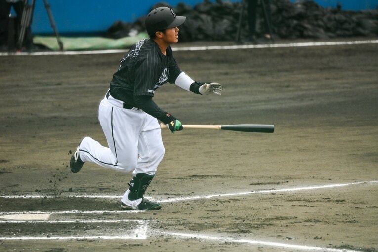 千葉ロッテ・松川虎生　©︎Hideki Sugiyama