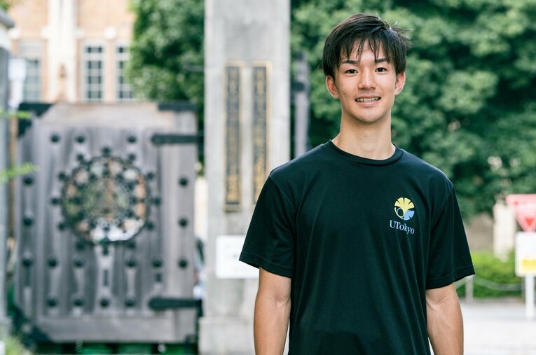 東大ボクシング部で主将を務める伊藤朝樹（2年）。大学で競技を始めたにもかかわらず、関東大学3部リーグの優勝を果たした　©Nanae Suzuki