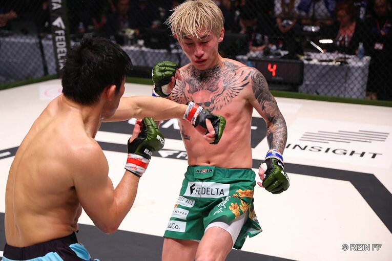 『RIZIN LANDMARK 5』斎藤裕vs平本蓮　©RIZIN FF