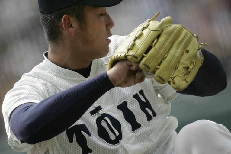 大阪桐蔭・中田翔（2007年センバツ）　©︎Tamon Matsuzono