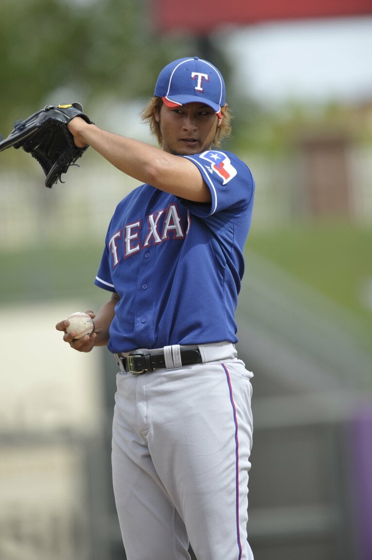 2012年　レンジャース時代のダルビッシュ　©Naoya Sanuki