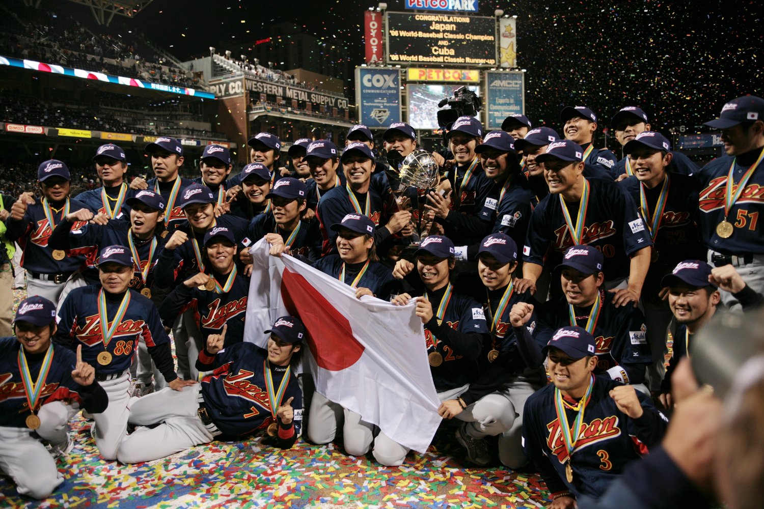 2006第1回WBCを制した日本代表　©Naoya Sanuki