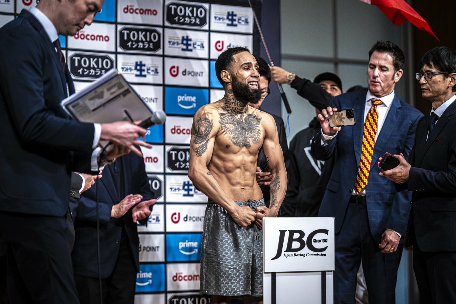 ネリは500gアンダーの54.8kgまで絞ってきた　©Takuya Sugiyama