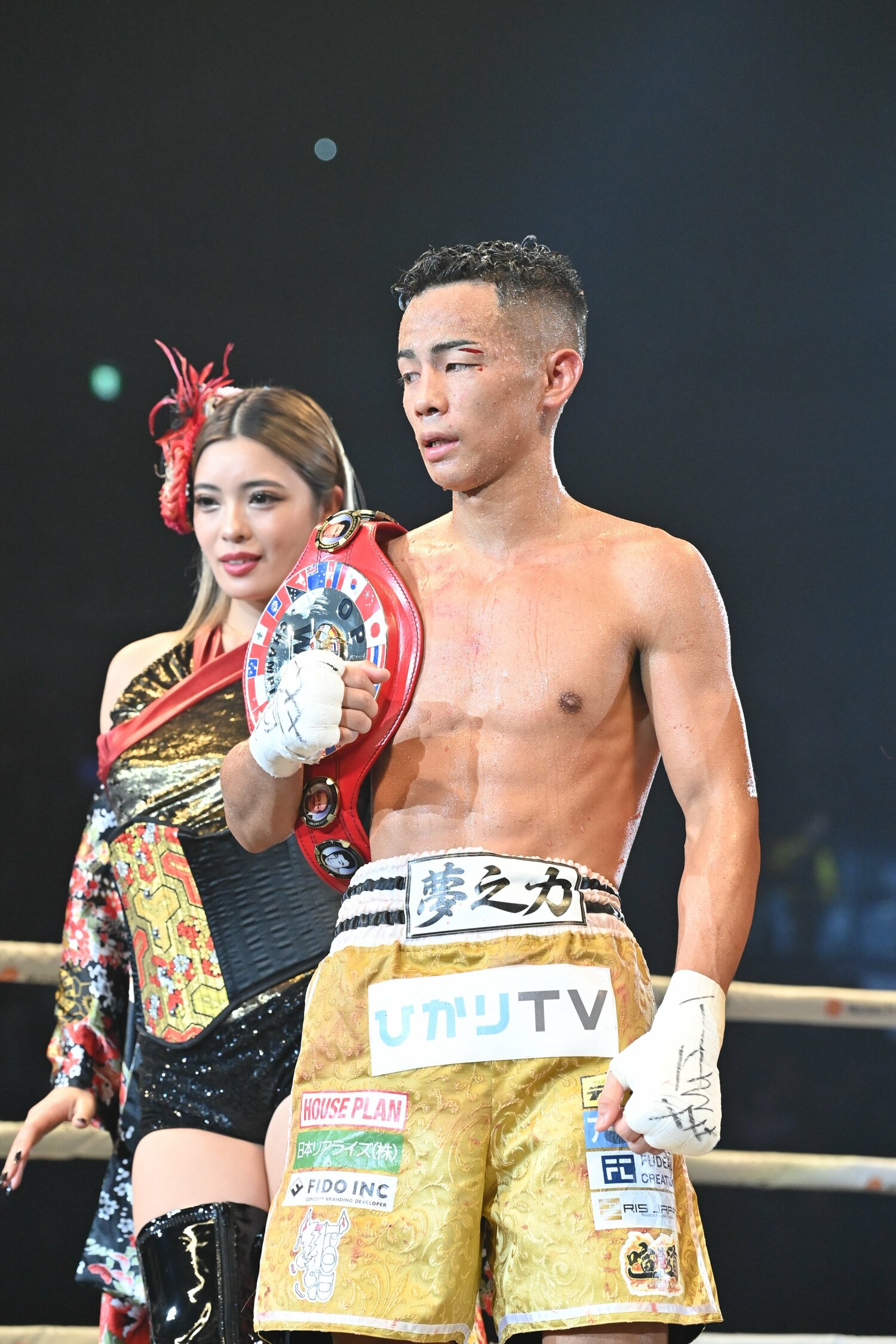 武居はボクシング6連勝で初防衛戦を飾った　©PXB WORLD SPIRITS／フェニックスバトル・パートナーズ