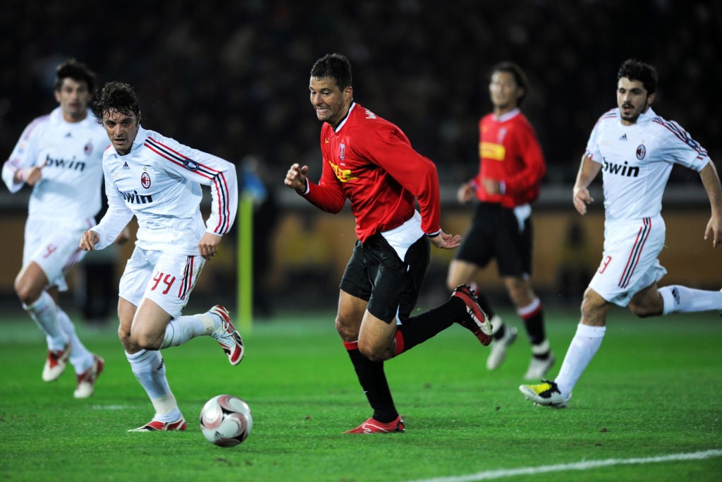 07年クラブW杯ミラン戦でのワシントン　©Etsuo Hara/Getty Images