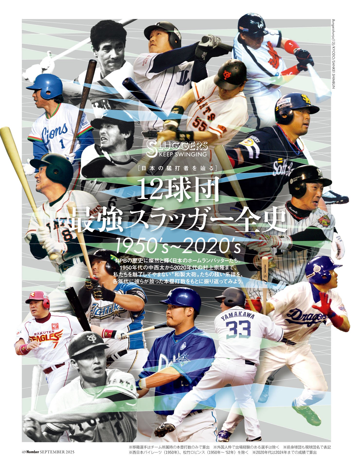 12球団最強スラッガー全史　野村克也／落合博満／柳田悠岐／村上宗隆 ほか