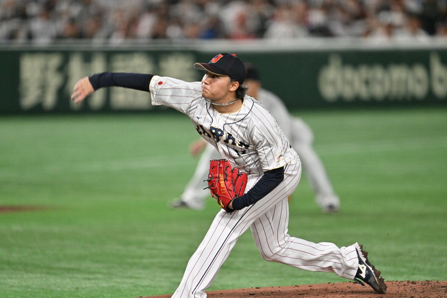 厳しい場面も7球でピシャリと後続を抑えた　©︎Naoya Sanuki