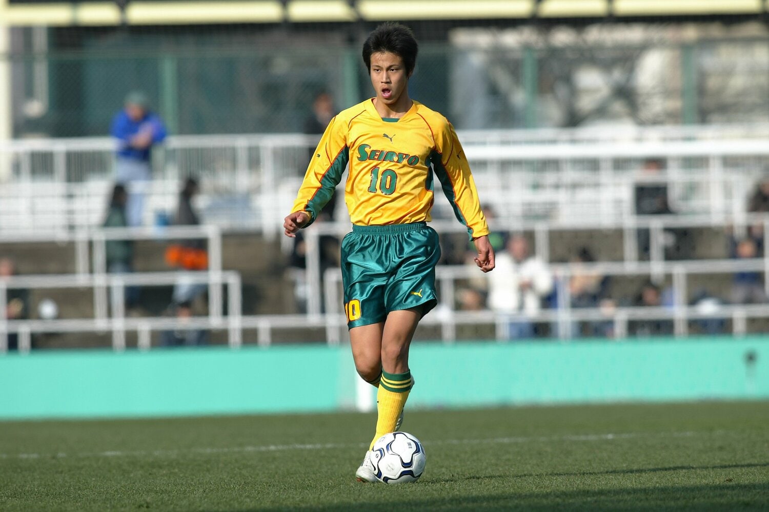 星稜高校3年時の本田圭佑 ©YUTAKA/AFLO SPORTS