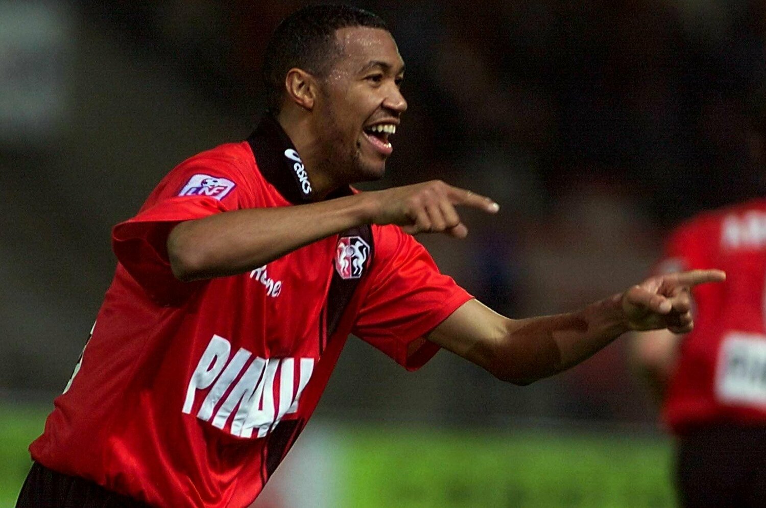 2000年、フランス時代のルーカス　©AFP/JIJI PRESS