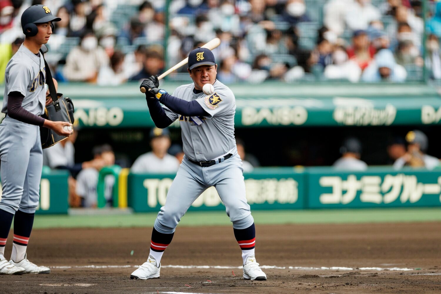 仙台育英を率いる須江航監督　 ©Kichi Matsumoto