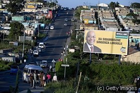 イーストロンドン郊外にある幹線道路の風景