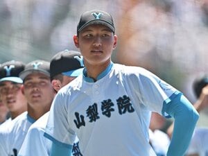 「メジャーはすべてお断りしている」山梨学院・菰田陽生、じつはメジャー20球団以上が興味…吉田洸二監督が語る“逸材の進路”「本人の意思を尊重」