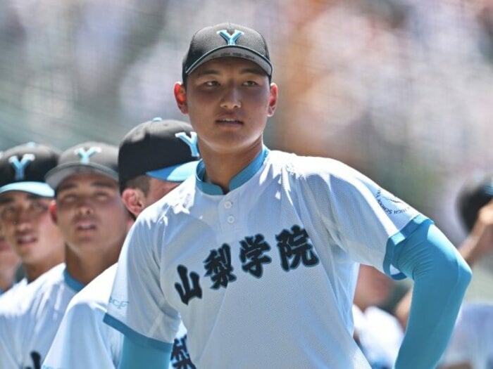 「メジャーはすべてお断りしている」山梨学院・菰田陽生、じつはメジャー20球団以上が興味…吉田洸二監督が語る“逸材の進路”「本人の意思を尊重」＜Number Web＞ photograph by Hideki Sugiyama
