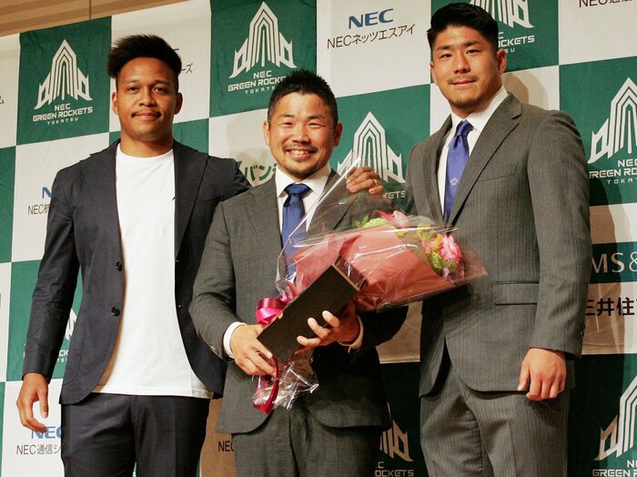 「166cmの小柄な身体で198cmの相手に…」引退発表のラグビー日本代表・田中史朗　ベテランラグビー記者が振り返る“衝撃の1シーン”の記憶＜Number Web＞ photograph by JIJI PRESS