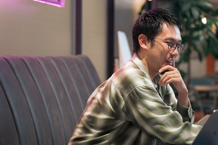 高校生クイズの難問化を「ネガティブに受け止めた」という重綱　©Shiro Miyake