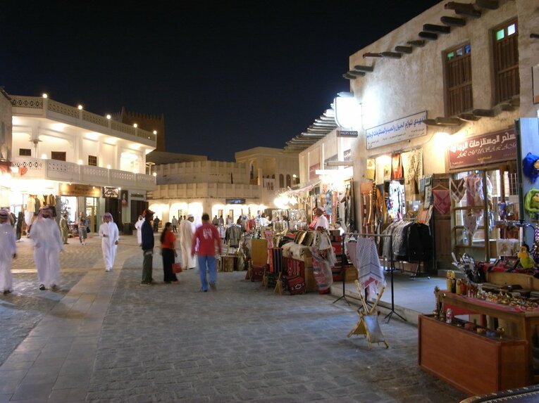 カタールの街中（2009年）　©Naoya Sanuki