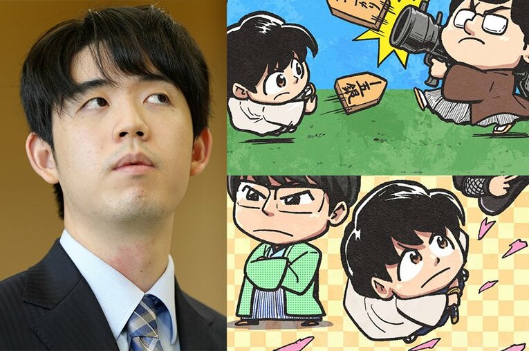 今月の将棋ハイライト。マンガは関連記事などからもご覧になれます！ ／ photograph by 日本将棋連盟/Junsei Chida