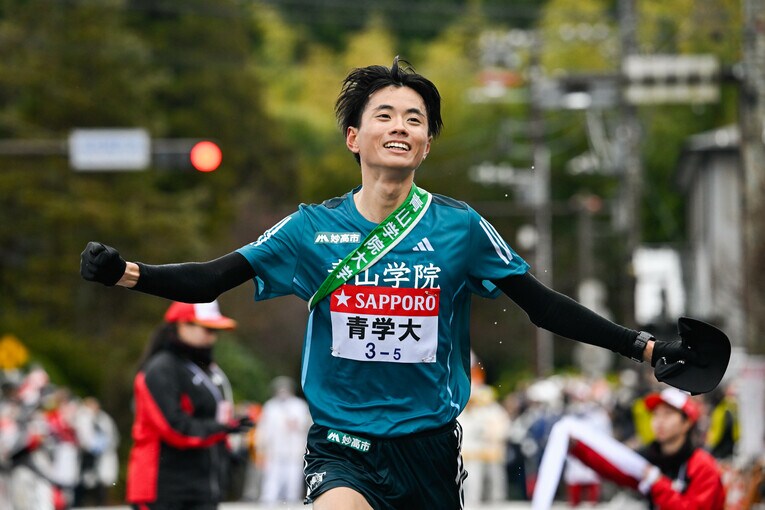 青学大5区の若林宏樹　©Nanae Suzuki