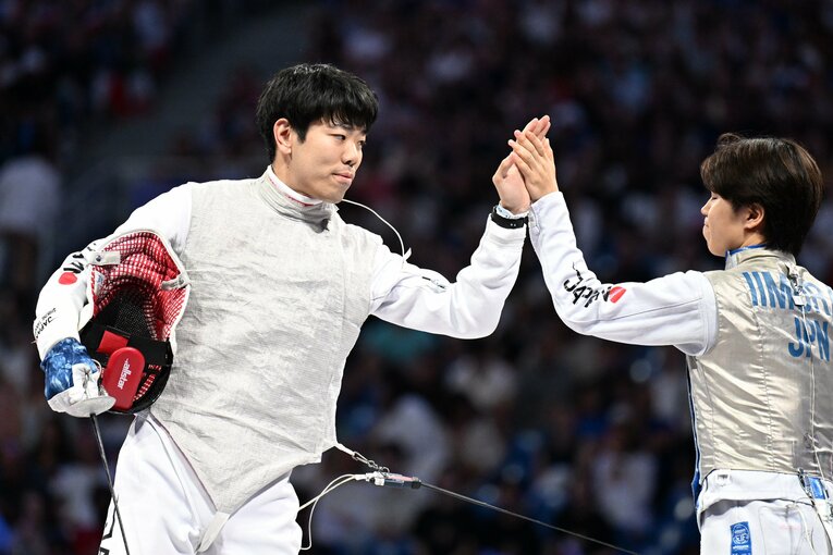 男子フルーレ団体決勝戦　©Naoya Sanuki/JMPA