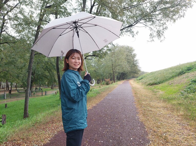 3人だけの部員で「駅伝、出られるの？」という疑問を抱えたという小田切さん　©NumberWeb　