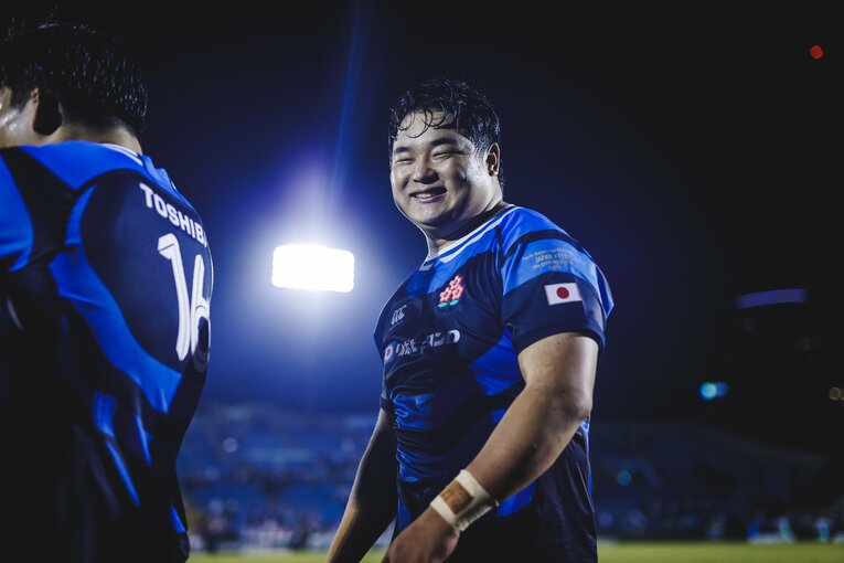難敵フィジーを相手に劇的な逆転勝利を収めたフィジー戦　©Kiichi Matsumoto