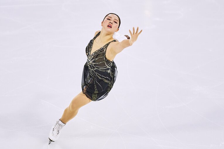 GPフランス杯SPの演技　©Getty Images