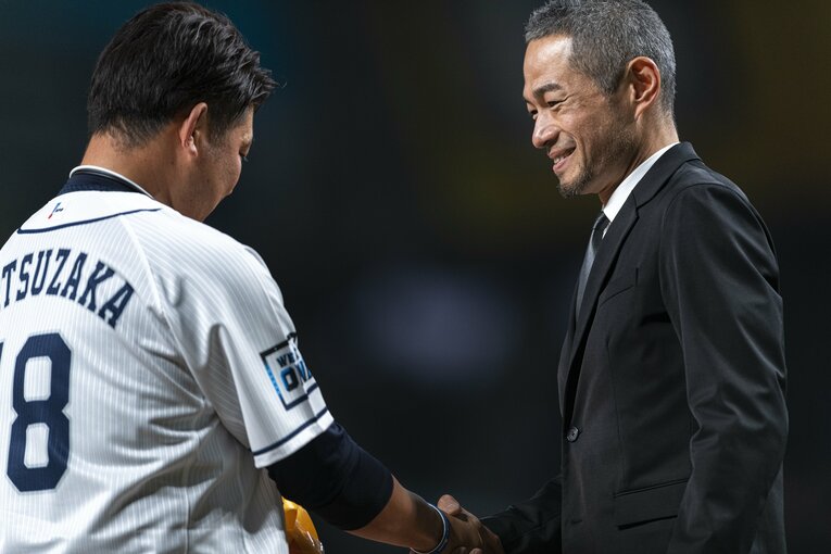 2021年の引退セレモニーで…イチローがサプライズ登場　©Takuya Sugiyama