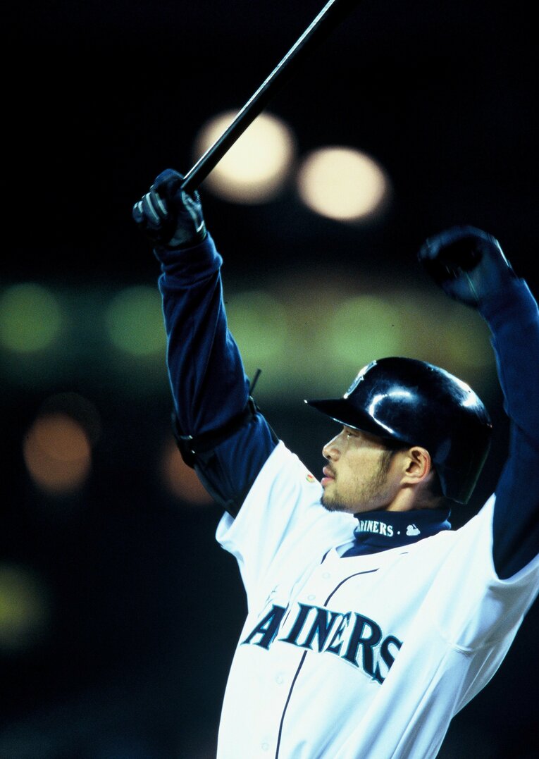 マリナーズ時代のイチロー（2001年）©︎Naoya Sanuki